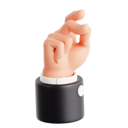 Snap Fingers Hand Gesture  3D Icon