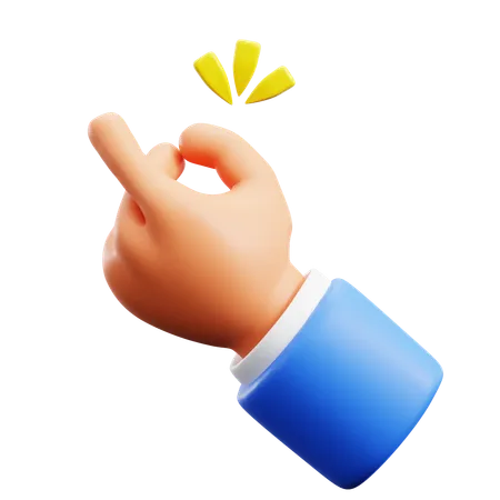 Snap Hand Gestures  3D Icon