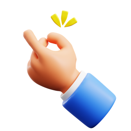 Snap Hand Gestures  3D Icon