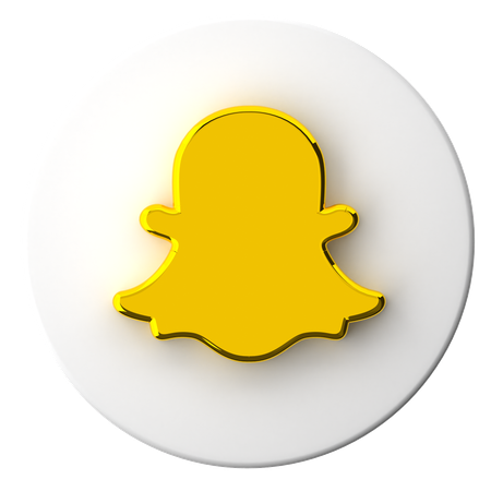 Snapchat  3D Icon