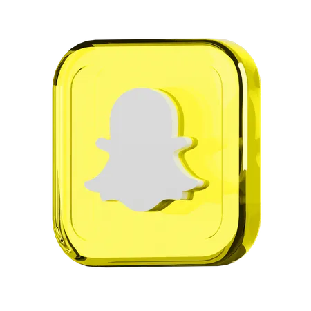 Snapchat  3D Icon