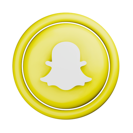 Snapchat-Logo  3D Icon