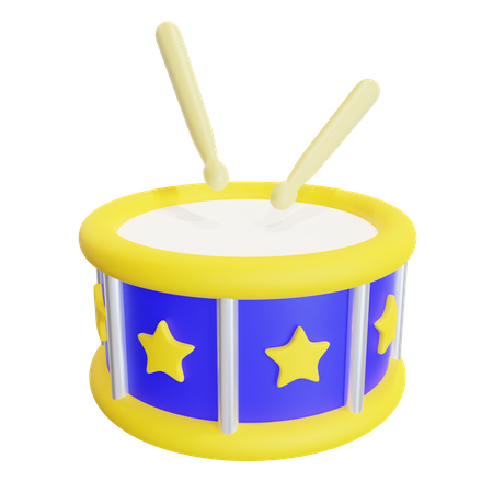 Snare Drum  3D Icon