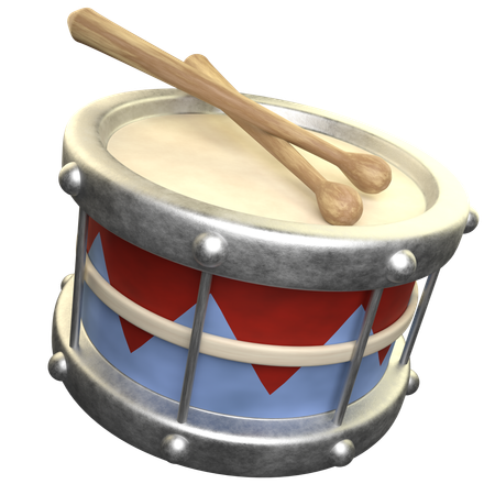 Snare Drum  3D Icon