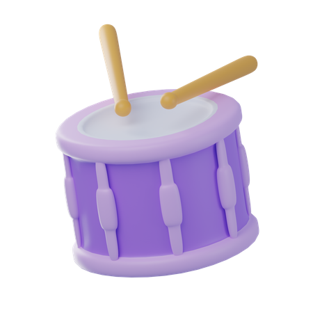 Snare Drum  3D Icon