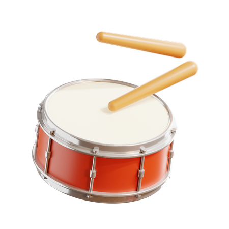 Snare Drum  3D Icon