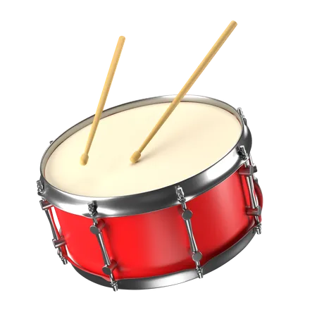 Snare Drum  3D Icon