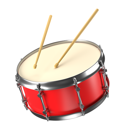 Snare Drum  3D Icon
