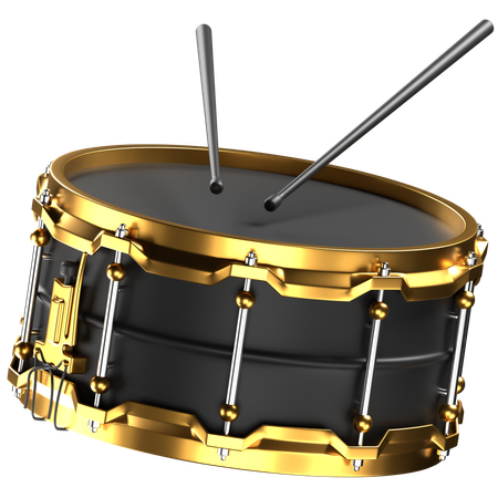 Snare Drum  3D Icon