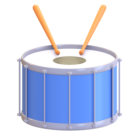 Snare drum 3D Illustration