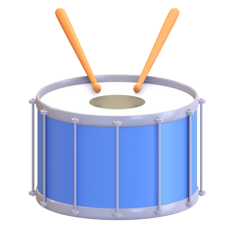 Snare Drum Icon 3 D Music Instrument Illustration 3D Illustration