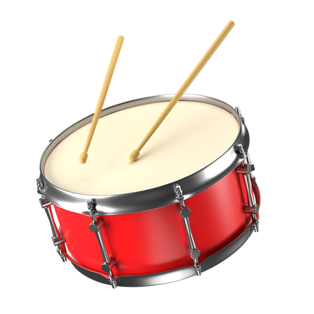 Snare Drum 3D Illustration