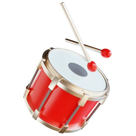 Snare Drum 3D Icon