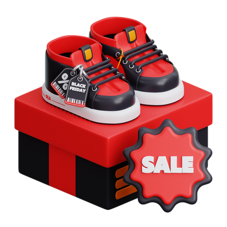 Sneakers Sale  3D Icon