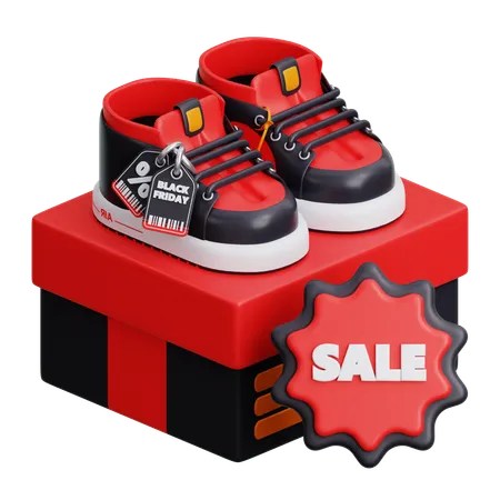 Sneakers Sale  3D Icon