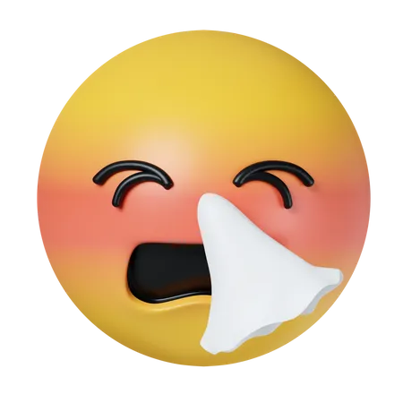 Sneeze  3D Icon