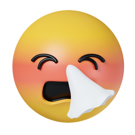 Sneeze  3D Icon