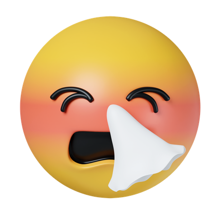 Sneeze  3D Icon