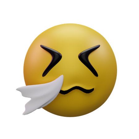 Sneezing  3D Icon