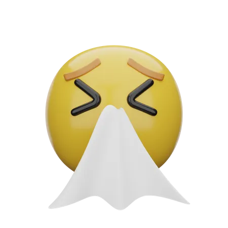 Sneezing  3D Emoji