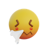 3d sneezing emoji