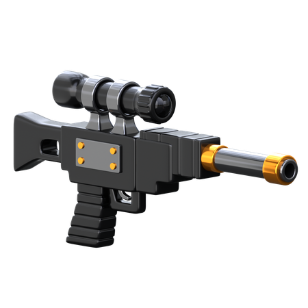 Sniper  3D Icon