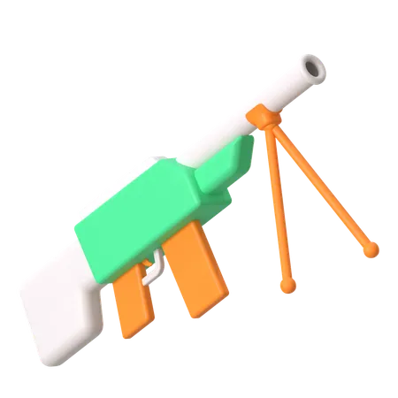 Sniper  3D Icon