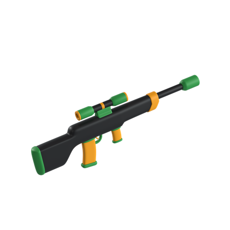 Sniper  3D Icon
