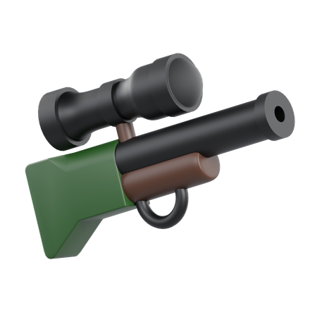Sniper  3D Icon