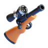 3d sniper logo
