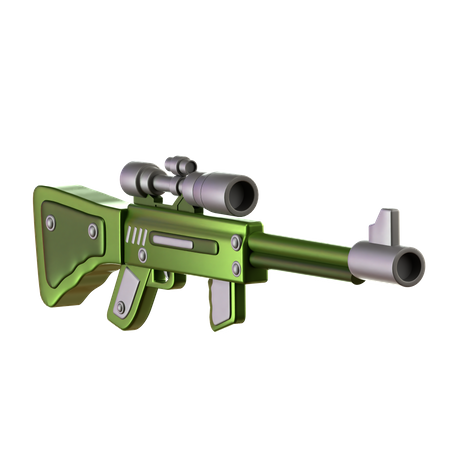 Sniper  3D Icon