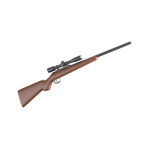 Sniper Rifle  3D Icon