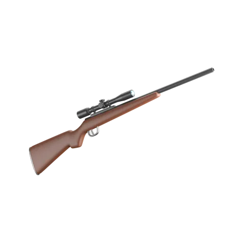 Sniper Rifle  3D Icon