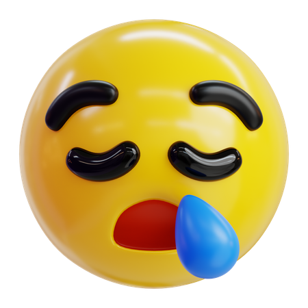Snoring Emoji  3D Icon