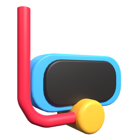 Snorkel  3D Illustration