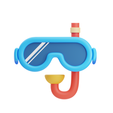 Snorkel  3D Illustration