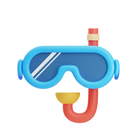 Snorkel  3D Illustration