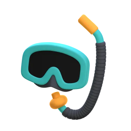 Tubo respirador  3D Icon