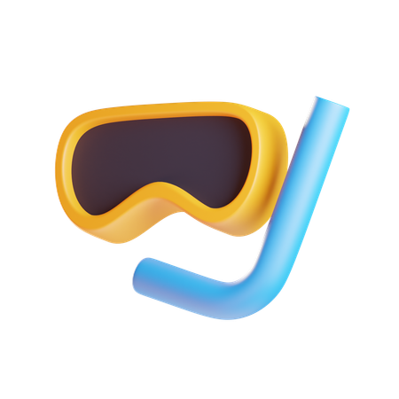 Snorkeling  3D Icon