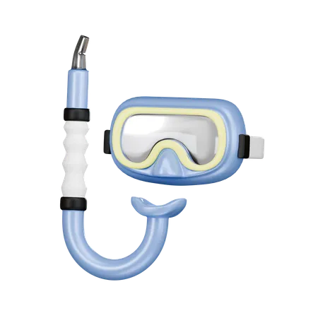 Snorkeling 3 D Icon 3D Icon