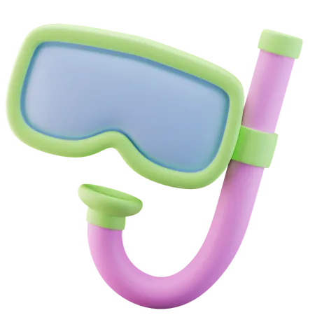 Snorkeling  3D Icon