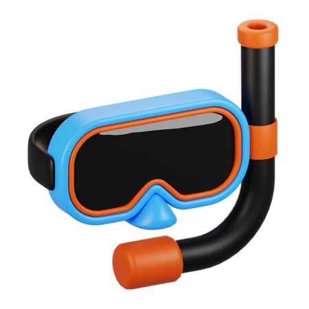 Snorkeling  3D Icon