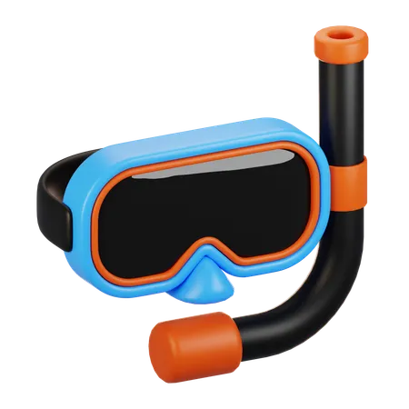 Snorkeling  3D Icon