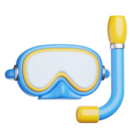 Snorkeling  3D Icon