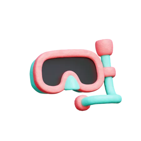 Snorkeling  3D Icon