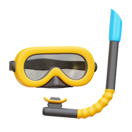 Snorkeling  3D Icon