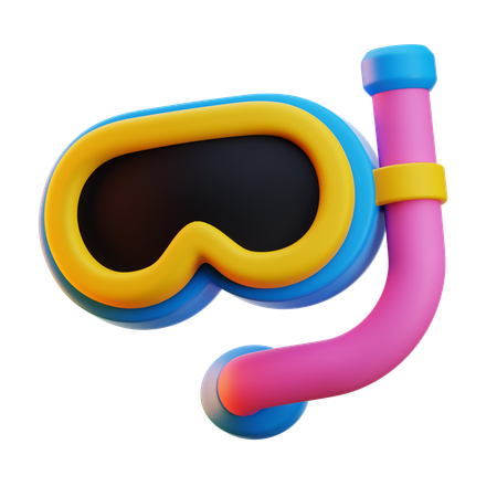 Snorkeling  3D Icon