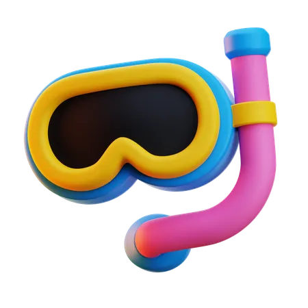 Snorkeling  3D Icon