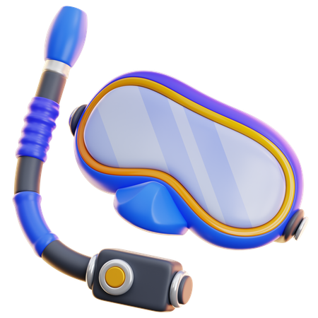 SNORKELING  3D Icon