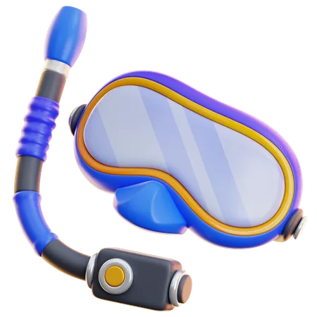 SNORKELING  3D Icon